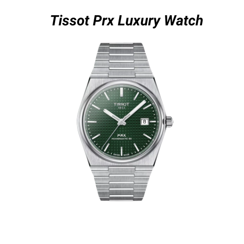 Tissot PRX Luxury Watch – Silver with Green Dial